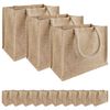 vidaXL Torbe od jute 50 Prirodna 26 x 22 x 14 cm 100% Jut