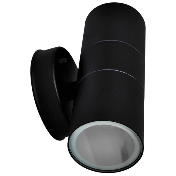 vidaXL Vrtne zidne svjetiljke 2 kom nehrđajući čelik