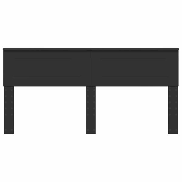 vidaXL Uzglavlje Crni hrast 200 cm Konstruirano drvo