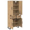 vidaXL Highboard s ladicama 2 pcs Umjetnički hrast 69,5 x 34 x 180 cm
