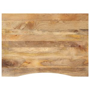 vidaXL Ploča za radni stol zaobljena 110x80x2,5 cm od drva manga