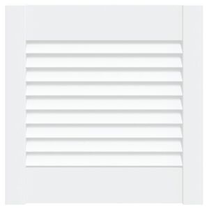 vidaXL Vrata za ormarić re&scaron;etkasti dizajn bijela 39,5x39,4 cm borovina