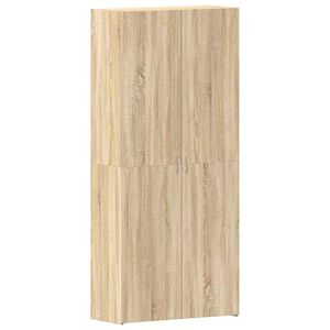 vidaXL Ormar za cipele 80 x 35.5 x 180 cm Konstruirano drvo Smeđa