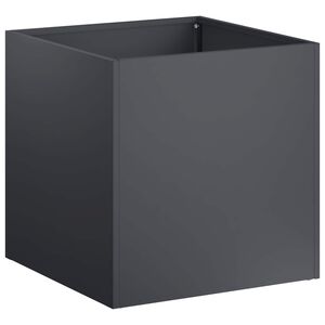 vidaXL Vrtna saksija Antracit 20 x 20 x 20 cm Čelična vrata
