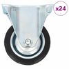 vidaXL Fiksni kotačići 24 kom 75 mm