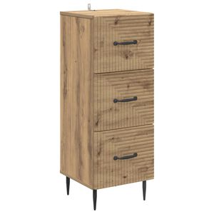 vidaXL Ormar s ladicama 33 x 34,5 x 89,5 cm Konstruirano drvo