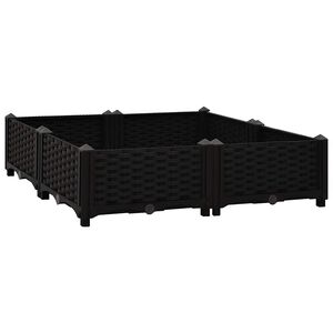 vidaXL Povi&scaron;ena gredica 80 x 80 x 23 cm od polipropilena