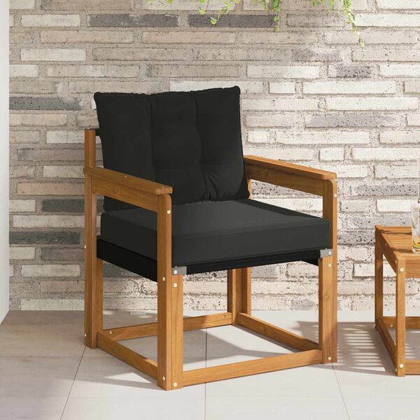 vidaXL 2 Komad Set vanjskih sofa Čvrsto drvo akacije i Textilene