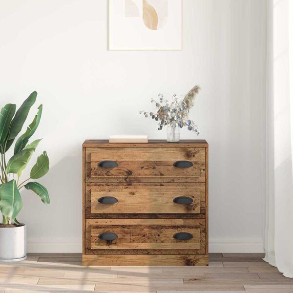 vidaXL Kreveta Staro drvo 70 x 35,5 x 67,5 cm Konstruirano drvo