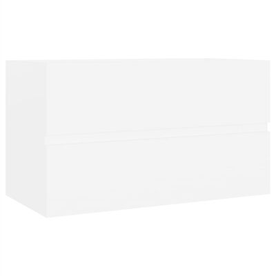 vidaXL 2-dijelni set kupaonskog namještaja od iverice bijeli