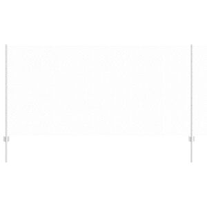 vidaXL Ograda s postovima Srebrna