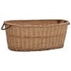 vidaXL Ko&scaron;ara za drva za ogrjev s ručkama 88x57x34 cm od prirodne vrbe