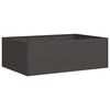 vidaXL Sadilica crna 120x80x40 cm od čelika