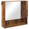 vidaXL Ogledalo ormar Staro drvo 59 x 17 x 55 cm Konstruirano drvo