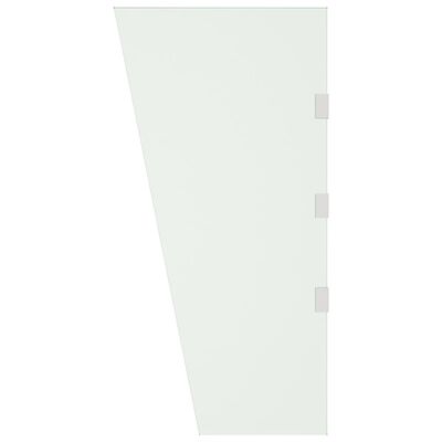 vidaXL 2-dijelne bočne ploče za vrata od prozirnog kaljenog stakla