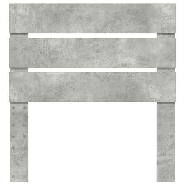 vidaXL Uzglavlje Betonski sivi 90 cm Konstruirano drvo