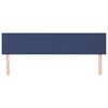 vidaXL Uzglavlja plava 200x5x78/88 cm od tkanine