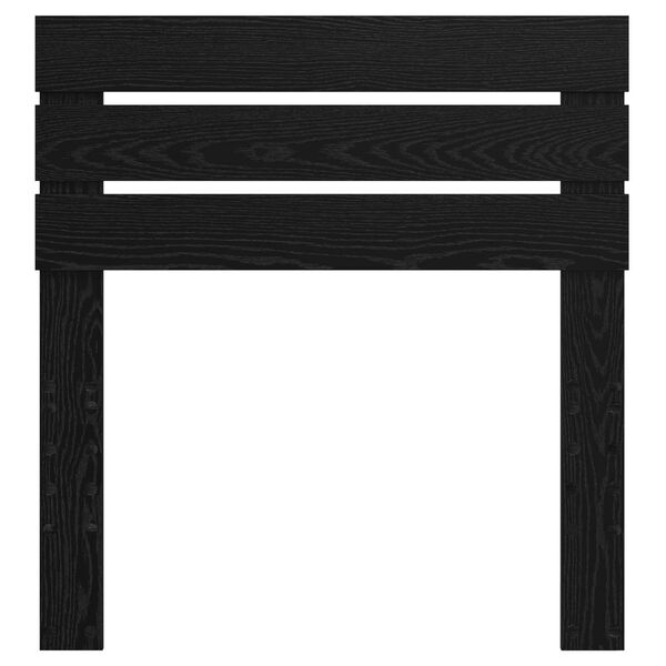 vidaXL Uzglavlje Crni hrast 80 cm Konstruirano drvo