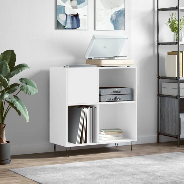 vidaXL Ormarić za ploče bijeli 84,5 x 38 x 89 cm od konstruiranog drva