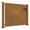 vidaXL Vrtna vrata 100x75 cm Corten čelik
