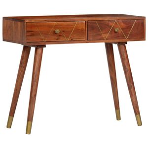 vidaXL Konzolni stol od masivnog bagremovog drva 90 x 35 x 76 cm