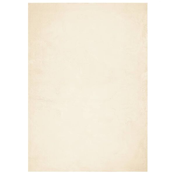 vidaXL Tepih HUARTE kratkih vlakana mekani i perivi krem 140x200 cm