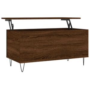 vidaXL Stolić za kavu boja hrasta 90 x 44,5 x 45 cm konstruirano drvo