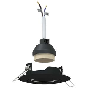 vidaXL Reflektor 12 pcs Crna 9 x 9 x 2.5 cm Metal