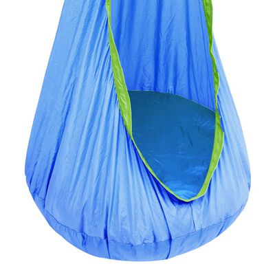 vidaXL Viseća ležaljka i ljuljačka za djecu plava 80 kg