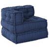 vidaXL Modularni kauč 2 pcs Indigo 140 x 70 x 56 cm tkanina