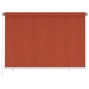 vidaXL Vanjska rolo zavjesa 225 (&Scaron;) x 140 (V) cm Terakota HDPE