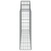 vidaXL Lučne gabionske košare 40kom 200x30x100/120cm pocinčano željezo