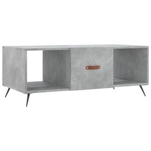 vidaXL Stolić za kavu boja betona 102 x 50 x 40 cm konstruirano drvo