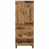 vidaXL Highboard Staro drvo 69,5 x 34 x 180 cm Konstruirano drvo