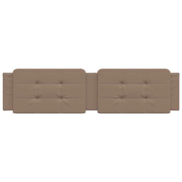 vidaXL Jastuk za uzglavlje Zadar boja cappuccina 200 cm od umjetne kože