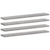 vidaXL Zidne police 4 kom boja hrasta 60x10x1,5 cm konstruirano drvo