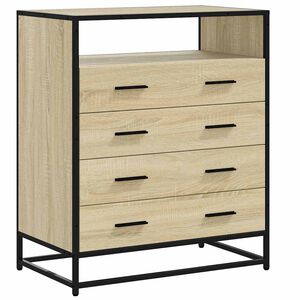 vidaXL Ormar s ladicama sonoma hrast 70x41x83,5 cm izrađeno drvo