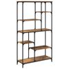 vidaXL Polica Staro drvo 99 x 35,5 x 176 cm Konstruirano drvo