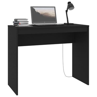 vidaXL Radni stol crni 90 x 40 x 72 cm od konstruiranog drva