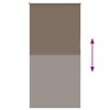 vidaXL Rolo zavjesa Blackout Coffee 70x150 cm &Scaron;irina tkanine 65,7 cm
