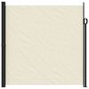 vidaXL Bočna tenda na uvlačenje krem 200 x 600 cm