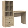 vidaXL Stol Sonoma hrast 125,5 x 40 x 127 cm 2 kom.
