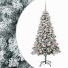 vidaXL Umjetno božićno drvce s kuglicama 120 cm 150 LED lampica