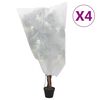 vidaXL Navlake od flisa za biljke s vezicom 4 kom 70 g/m&sup2; 0,8 x 1,2 m