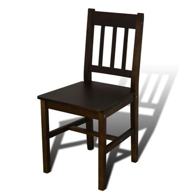 Blagovaonski namještaj 1 smeđi drveni stol 4 stolice