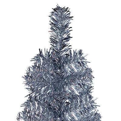 vidaXL Usko božićno drvce srebrno 120 cm