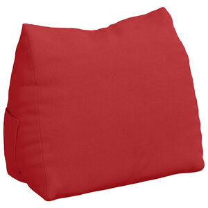 vidaXL Jastuk za leđa Crvena 45 x 20 x 35 cm tkanina