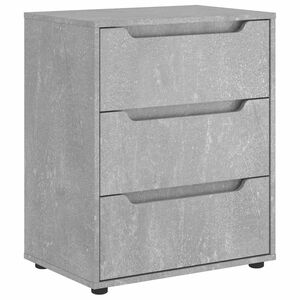vidaXL Komoda VISNES beton siva 60x40x73 cm konstruirano drvo