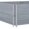 vidaXL Okviri za palete 2 kom sivi 150x100 cm od masivne borovine