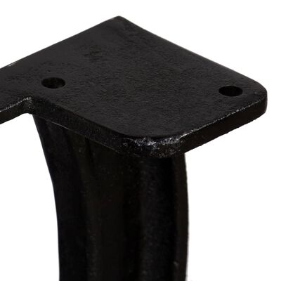 vidaXL Noge za stolić za kavu 2 kom u obliku slova X lijevano željezo
